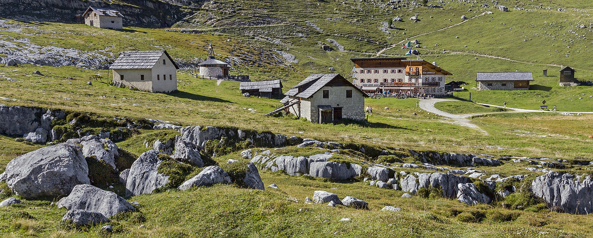 Naturpark Fanes-Sennes-Prags - Lavarello-Hütte.