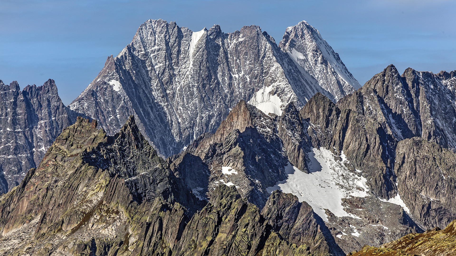 Lauteraarhorn und Schreckhorn