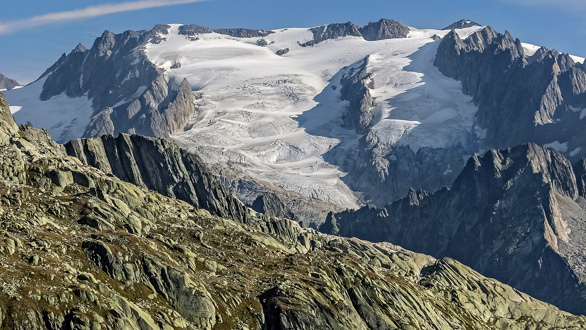 Gärstenhörner mit Gärstengletscher (2005).