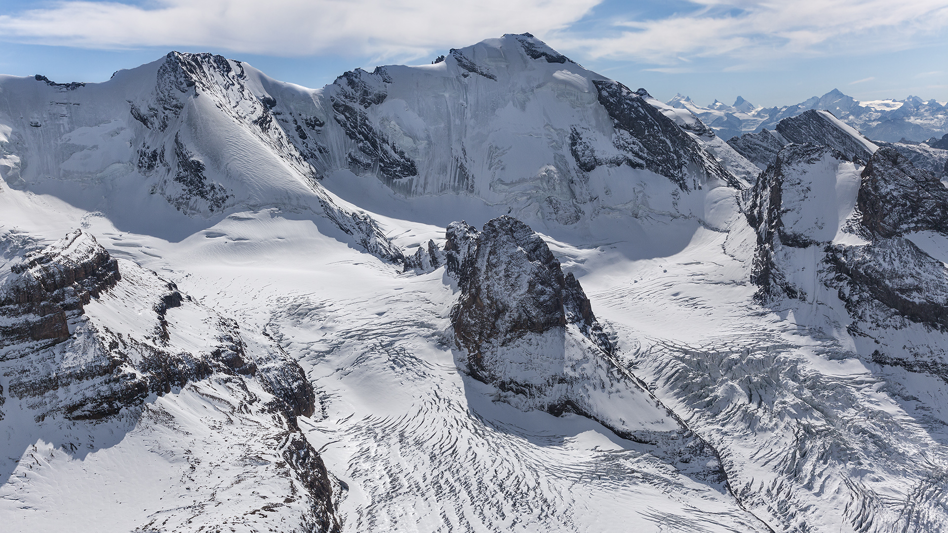 Blümlisalpgletscher - UFEM STOCK (Berner Oberland).