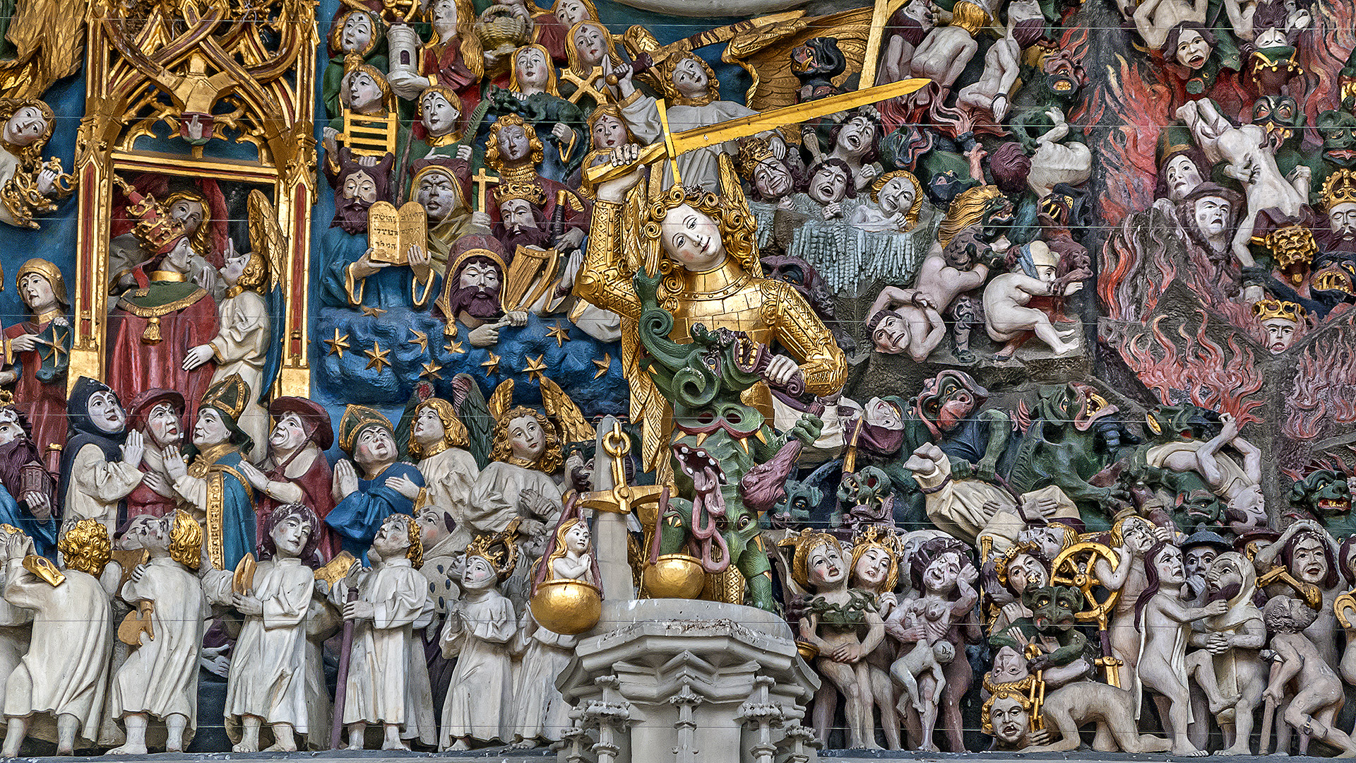Berner Münster, Jüngstes Gericht.