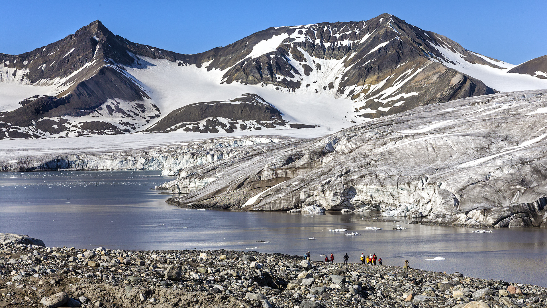Svalbard: Esmarckbreen.