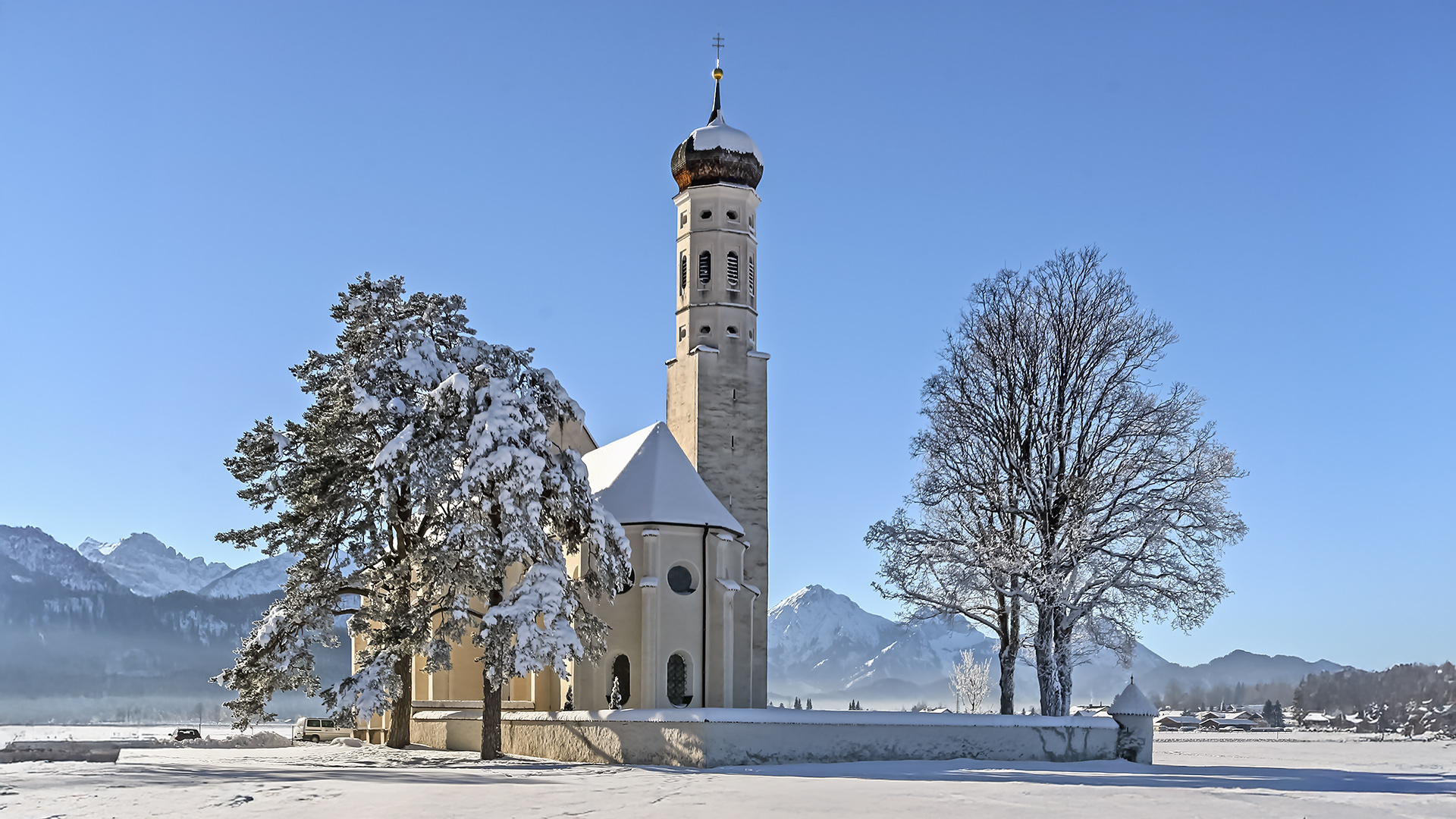 Sankt Columban bei Füssen im Allgäu.